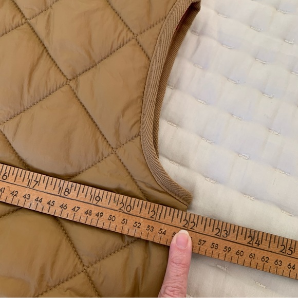 Free Assembly Quilted Vest w/Belt Dijon Sz S - Picture 14 of 16